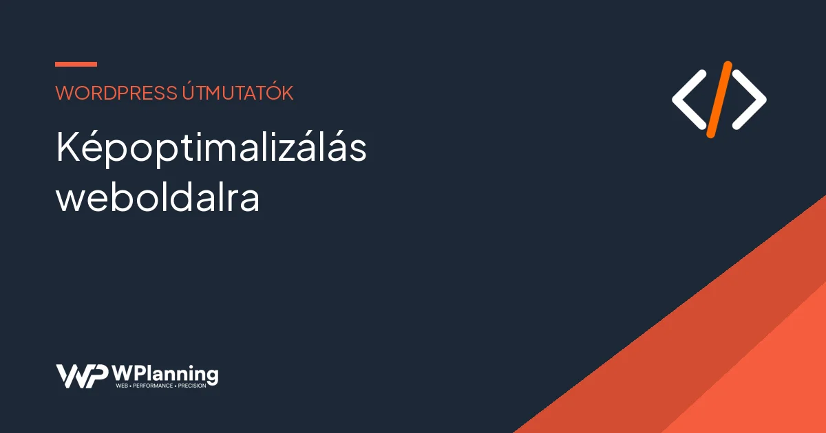 Képoptimalizálás weboldalra